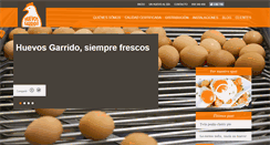 Desktop Screenshot of huevosgarrido.com